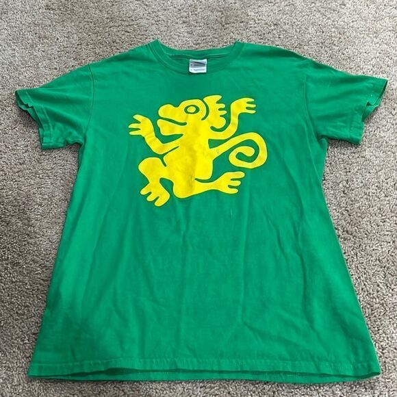 Nickelodeon Legends of the Hidden Temple Green Monkeys team t-shirt, size Small - Picture 1 of 3